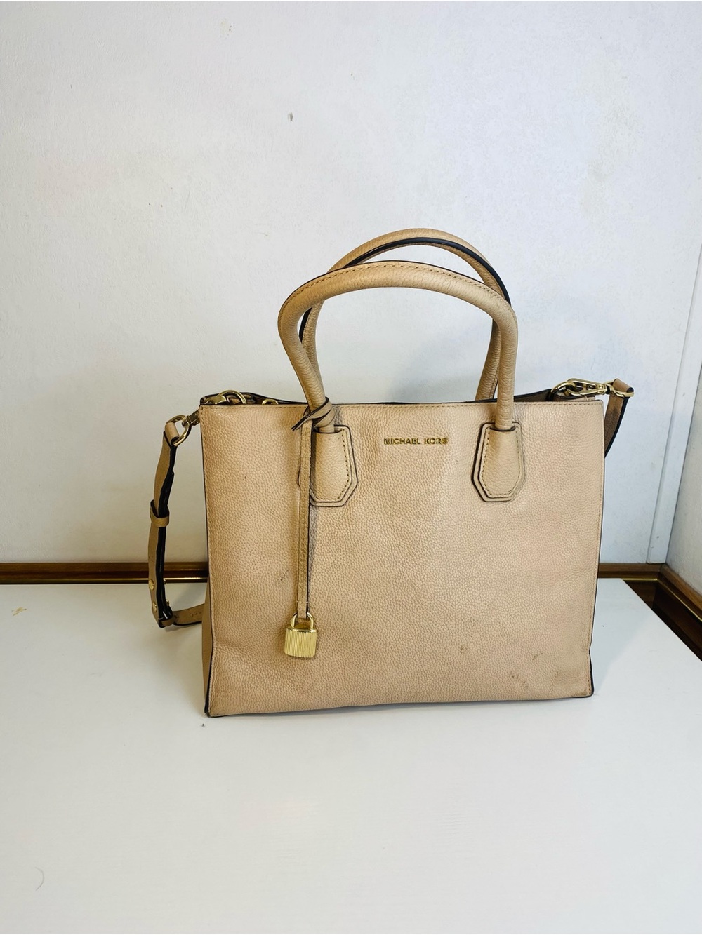 Michael kors mercer leather tote